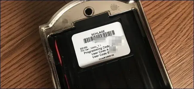 Lost Schlage programming code